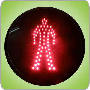 300 red pedestrian signal wick