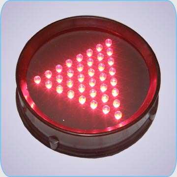 100mm LED pixel tube red triangle