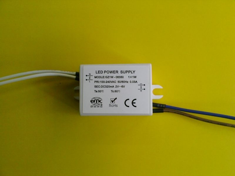 1W LED drive power supply