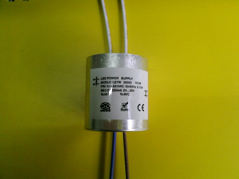 7W LED drive power supply