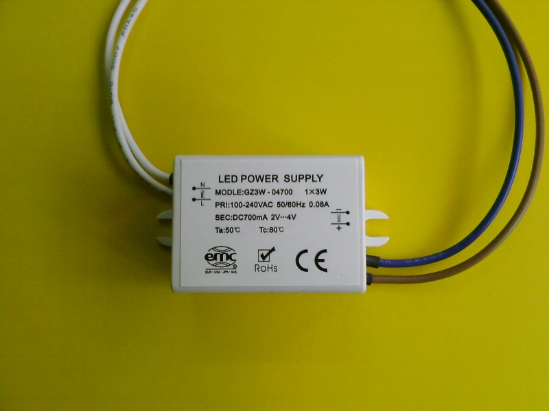 3W LED constant current drive power supply