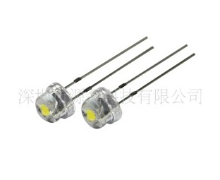 F5 straw hat straw hat supply of low attenuation white light emitting diode